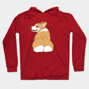 Corgi butt Funny dog Hoodie